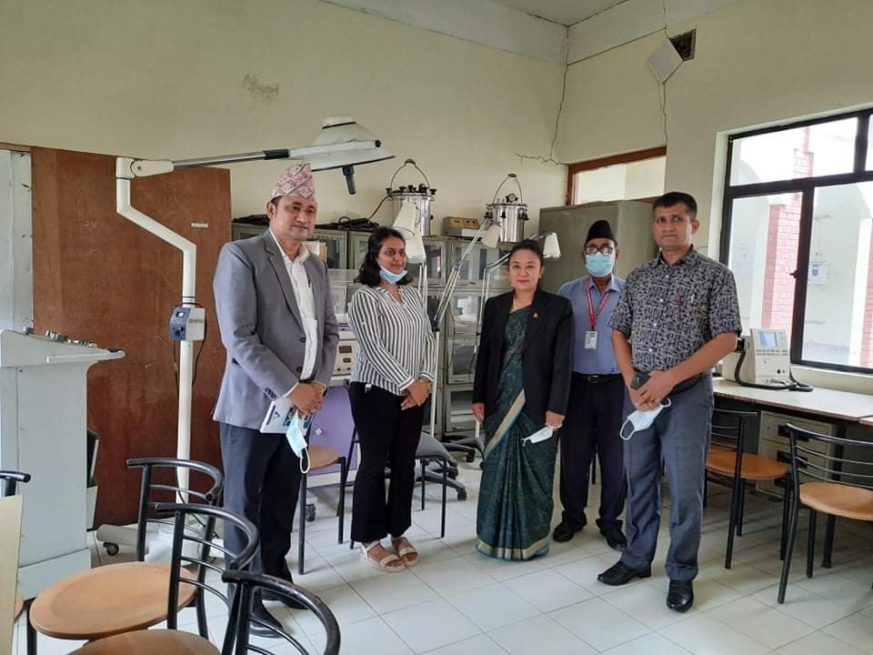 Visit of Co-Chancellor Hon. Social Development Minister Mrs. Usha Kala Rai