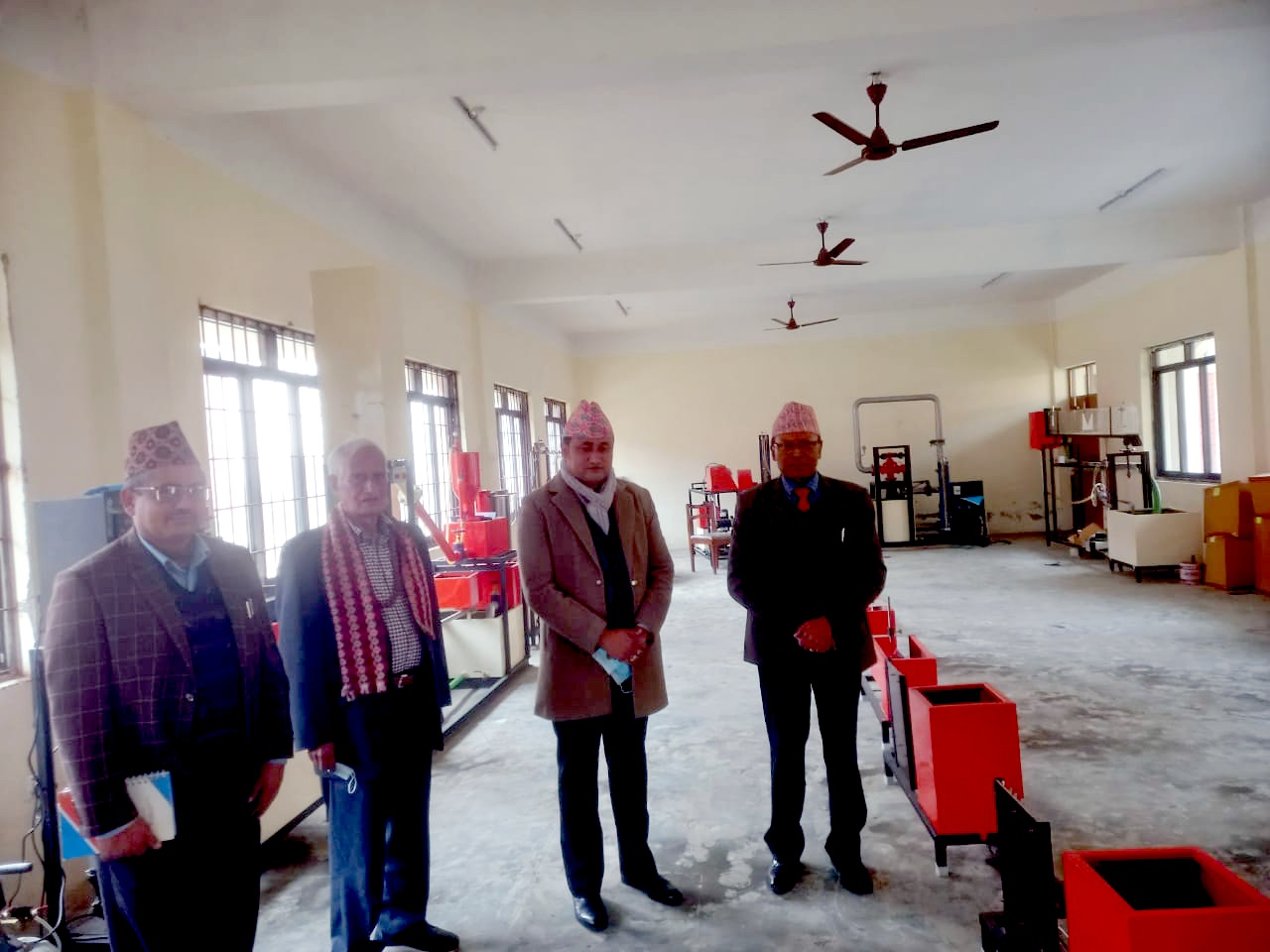 Visit of Prof. Dr. Suresh Raj Sharma