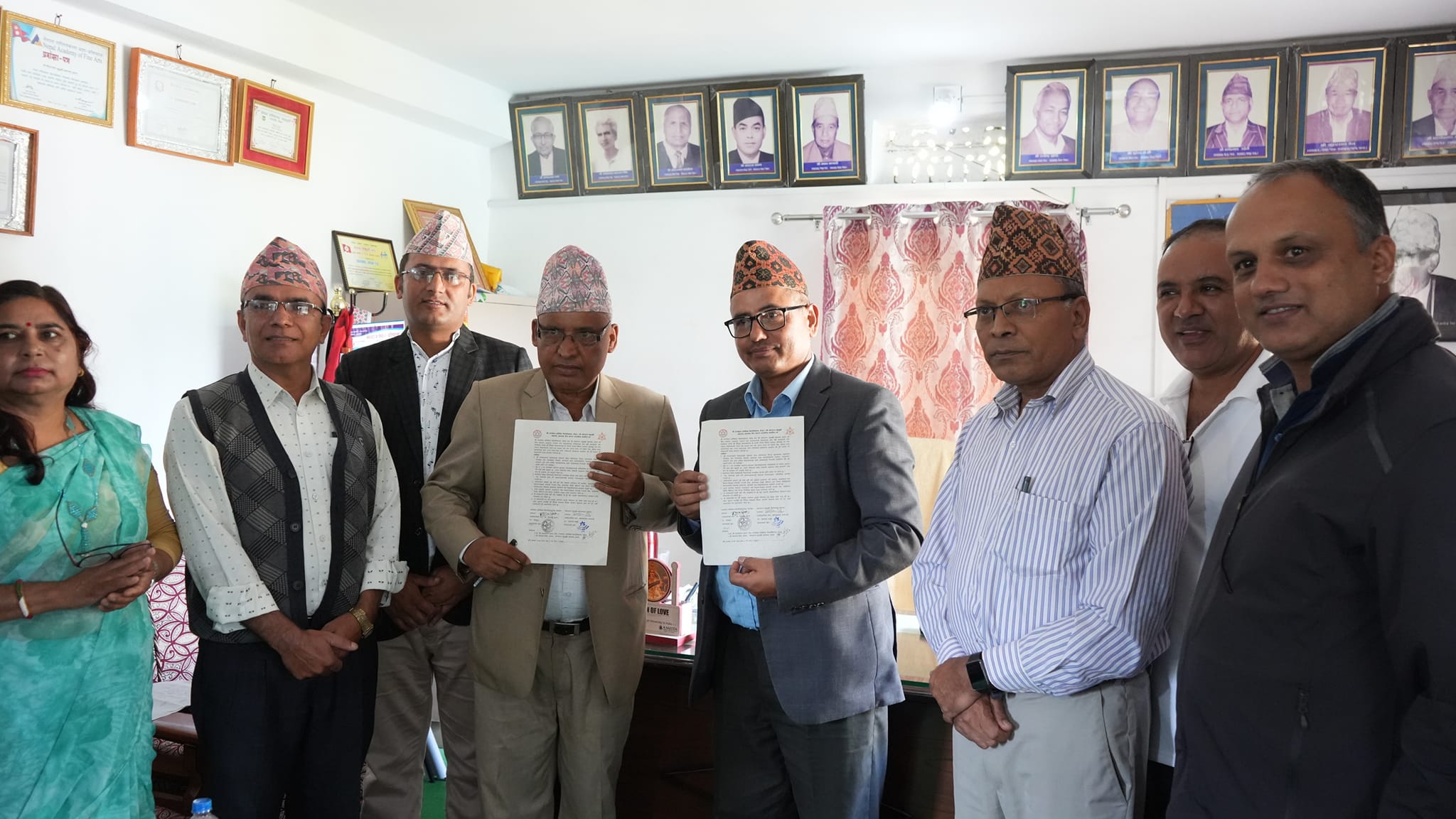 मनमोहन प्राविधिक विश्वविद्यालय र महेन्द्ररत्न बहुमुखी क्याम्पस इलाम विच पारस्परिक सम्झौतामा हस्ताक्षर