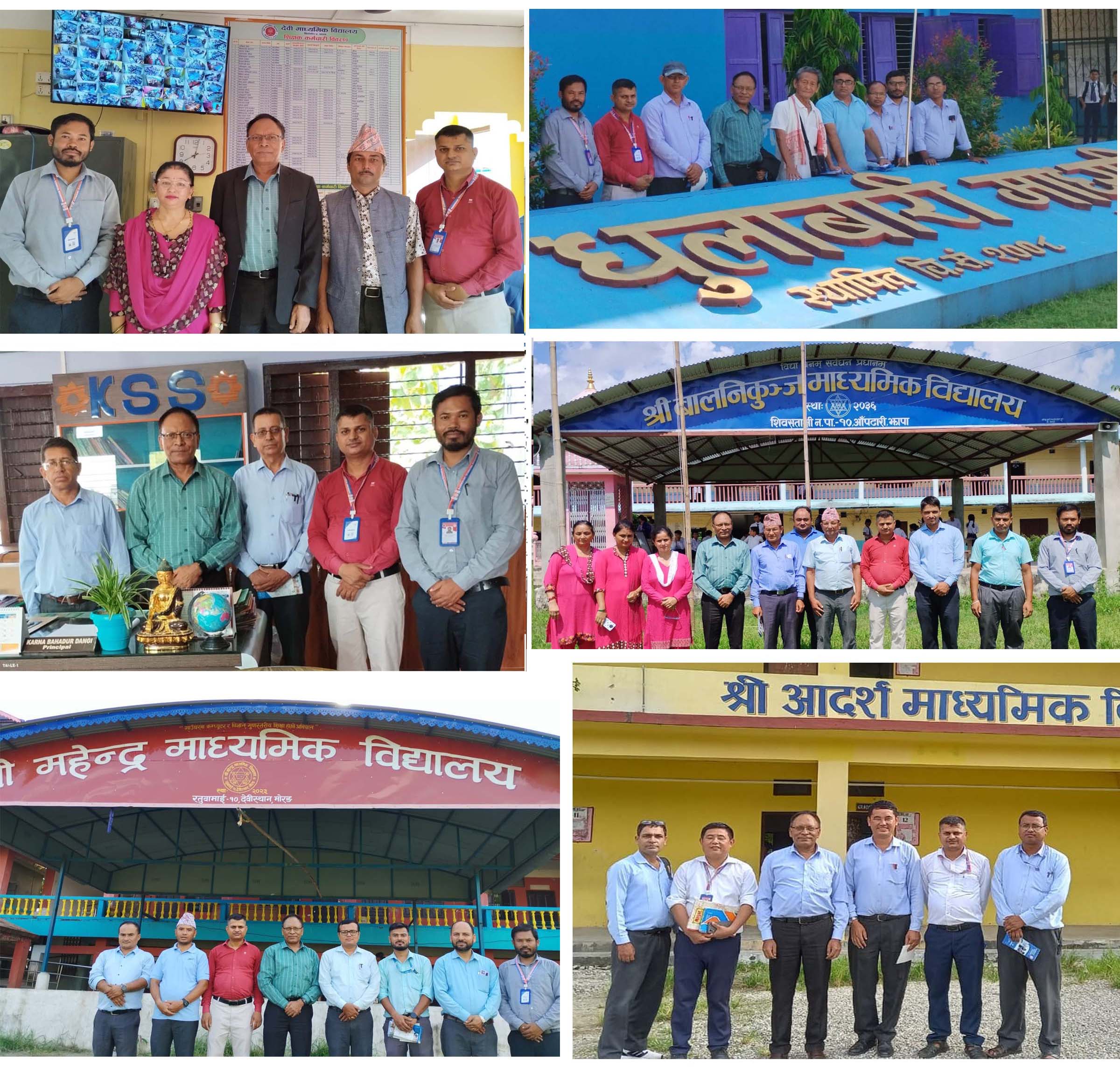 nteraction visit by SOE to various Secondary Schools of Eastern Nepal