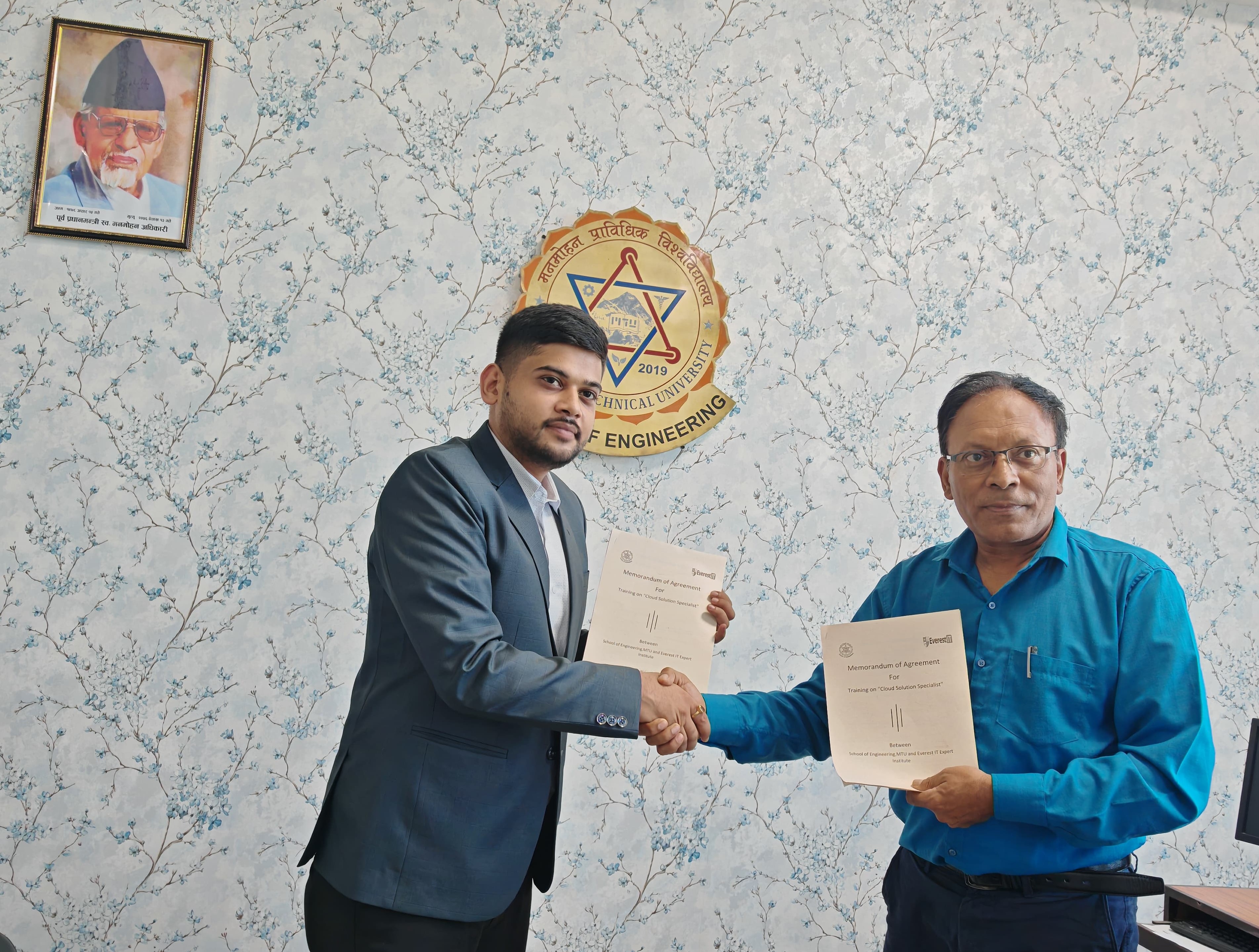MoU signed between SoE, MTU and Everest Expert Institute.